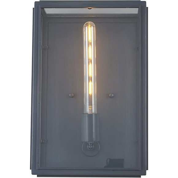 MINS Familio Industrial Wall Sconces, Vintage Glass Wall Light Fixture with E26 - Picture 1 of 3